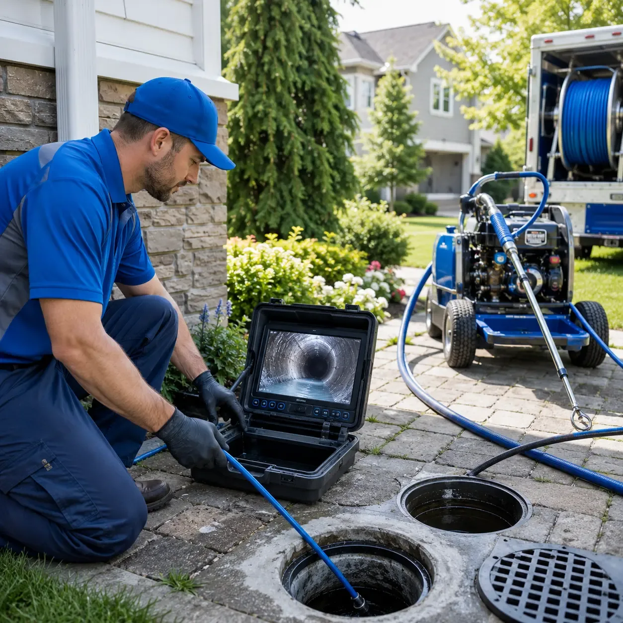Outdoor drain cleaning professionals serving Four Lakes, WA